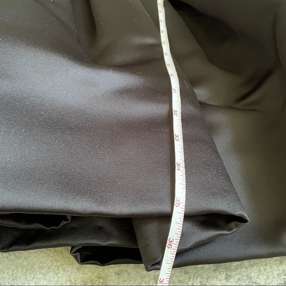 Lillie Rubin Black Long Mesh Sleeve Beaded Dress 6 - Picture 10 of 16